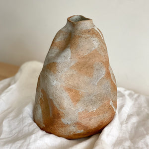 smooth stone vase