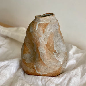 smooth stone vase