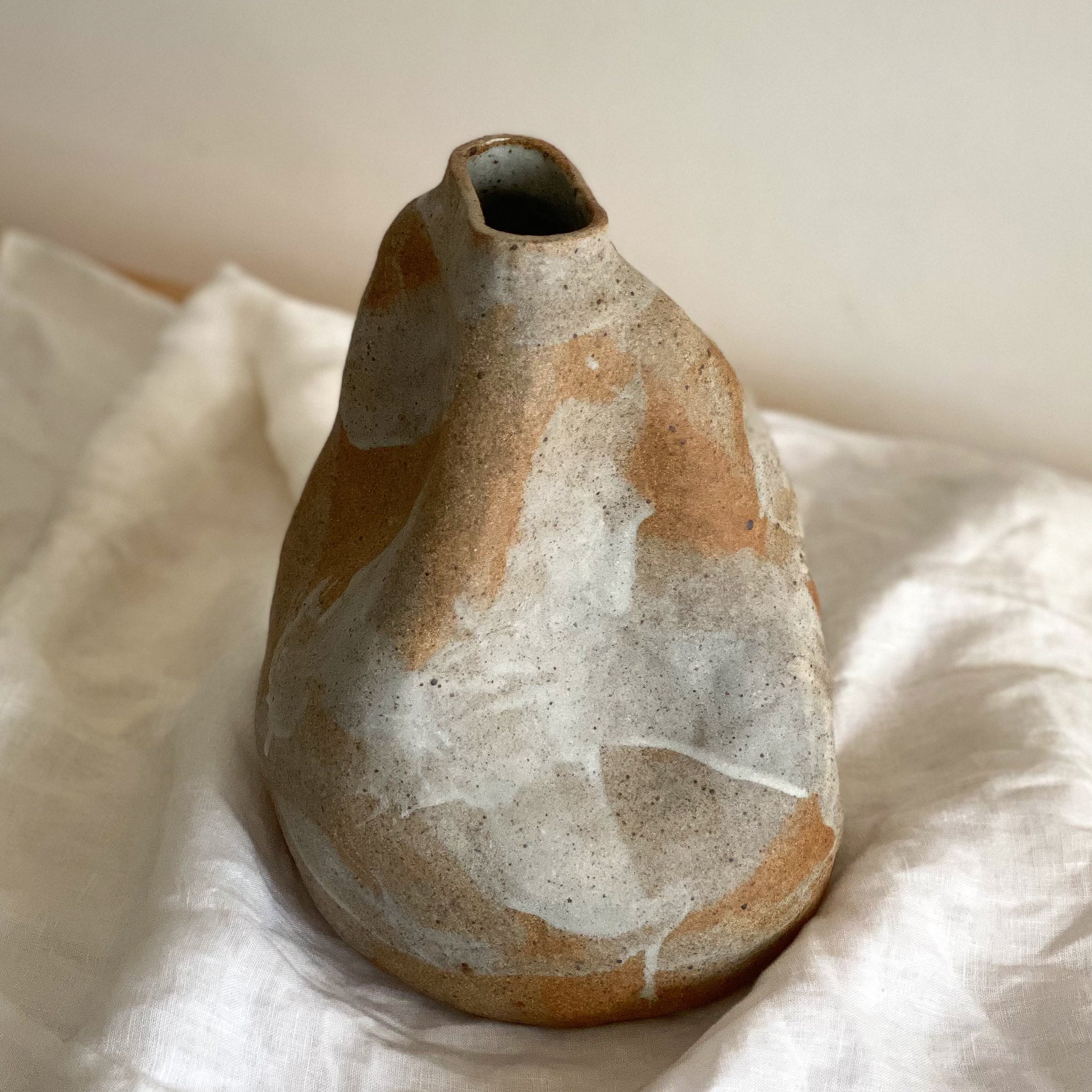 smooth stone vase