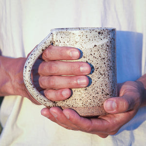 speckled egg mug